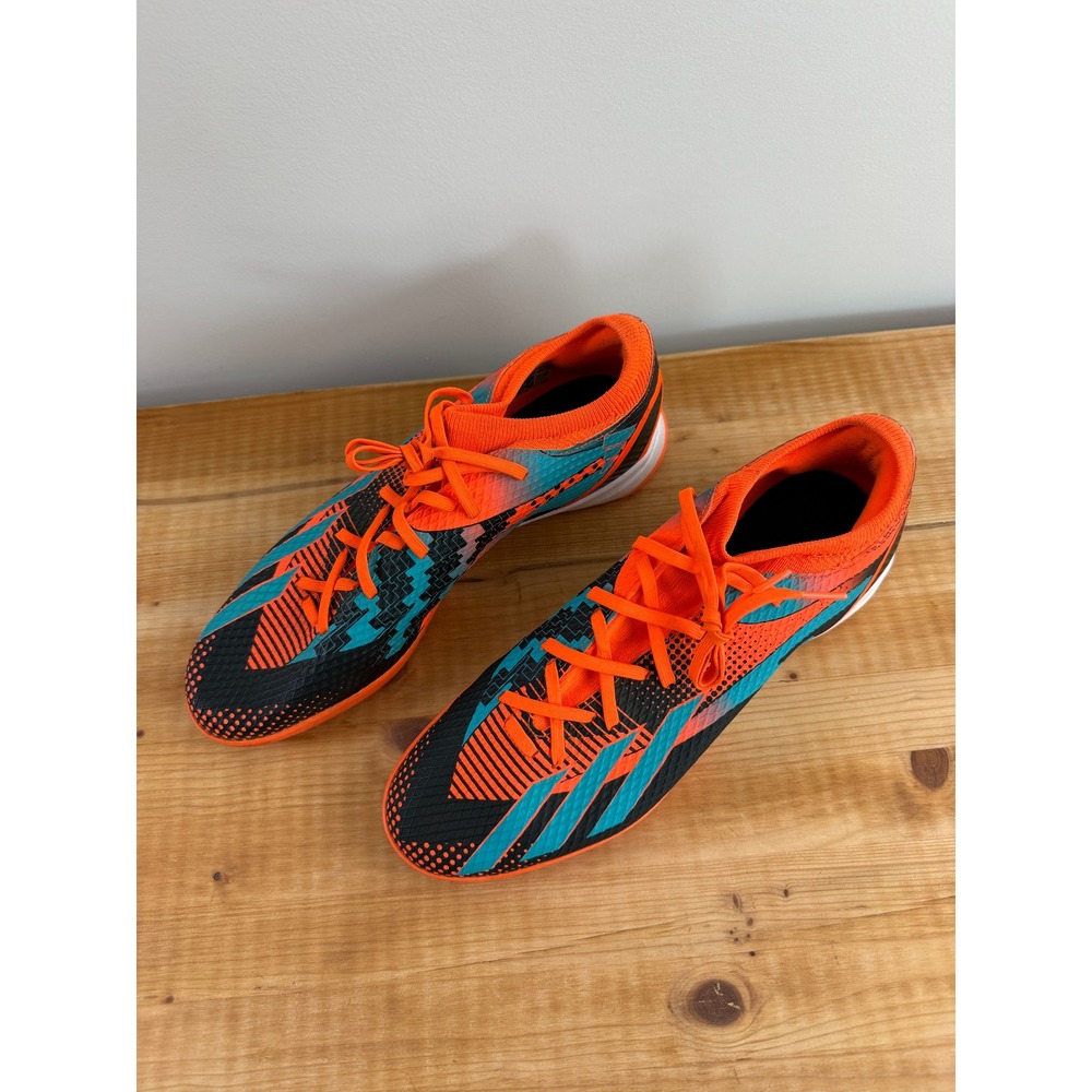 Adidas X Speedportal Messi.3 Turf Soccer Cleats Men's 12 Orange Black Teal - Picture 2 of 13